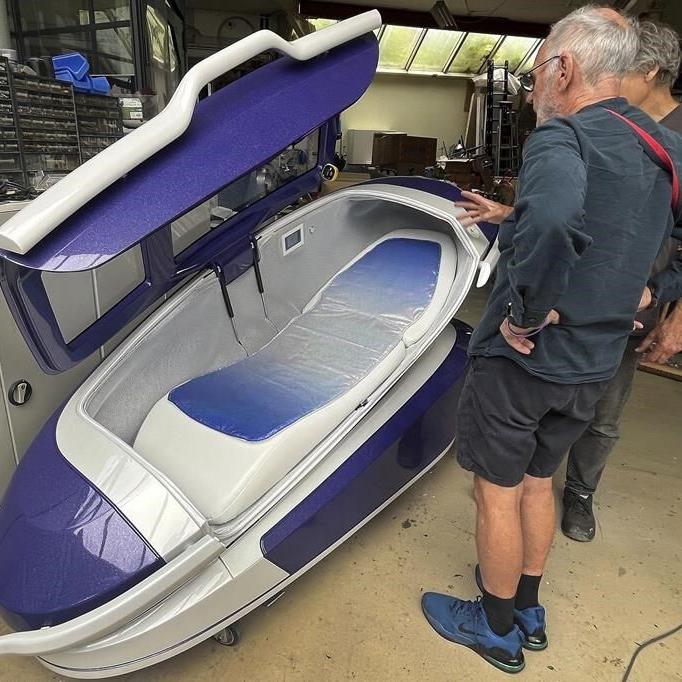 Swiss police detain several people in connection with suspected death in a 'suicide capsule'